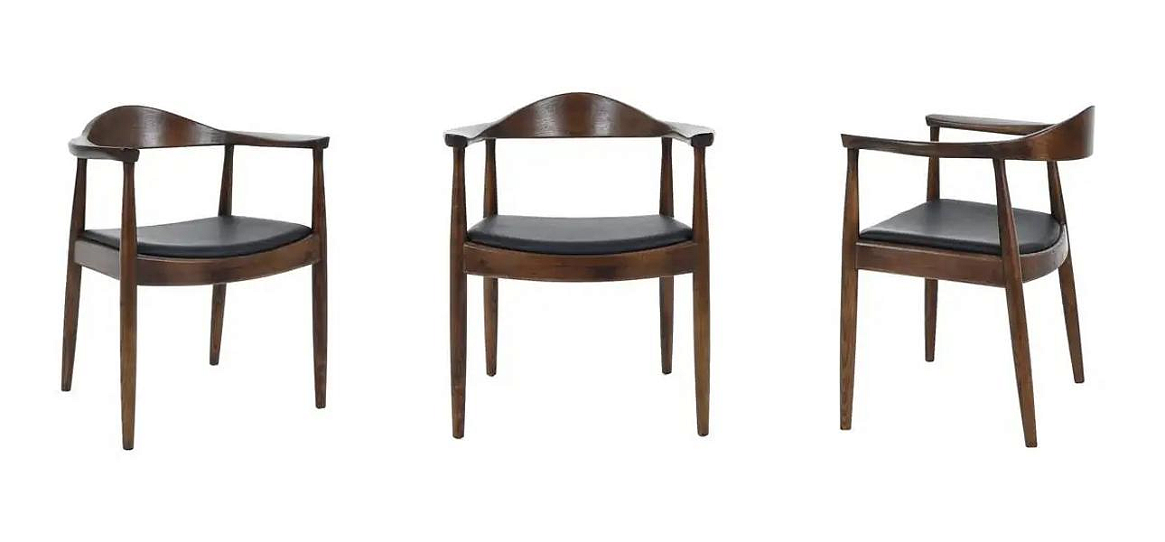 Стул Elbow HANS J.WEGNER с Подлокотником Темное Дерево Стул Elbow HANS J.WEGNER с Подлокотником Темное Дерево - Loft-Concept в Волгограде