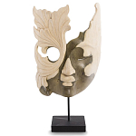 Маска ручной работы деревянная резная Mask Flower варинант исполнения - 1 | Loft Concept в Волгограде