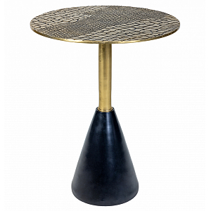 Кофейный столик с металлической столешницей Amphibian