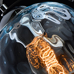 Подвесной светильник со стеклянном плафоном в форме бокала Kaleido варинант исполнения - 20 | Loft Concept в Волгограде