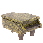 Шкатулка в виде рояля из натурального камня змеевик Stone Casket варинант исполнения - 1 | Loft Concept в Волгограде