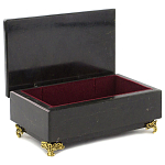 Шкатулка из натурального камня змеевик чёрного цвета Stone Casket варинант исполнения - 4 | Loft Concept в Волгограде