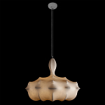 Подвесной светильник с белым фигурным абажуром и мягкими волнистыми краями Cloud Motion  варинант исполнения - 10 | Loft Concept в Волгограде