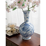 Ваза фарфоровая с синими цветочными мотивами Independence варинант исполнения - 4 | Loft Concept в Волгограде