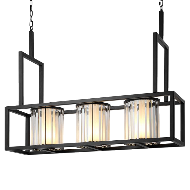 Люстра Chandelier Carducci Black Черный Прозрачный (Transparent) Люстра Chandelier Carducci Black Черный Прозрачный (Transparent) в Волгограде | Loft Concept