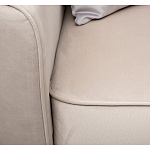 Диван двухместный раскладной светло-серый с кантом Pride варинант исполнения - 5 | Loft Concept в Волгограде