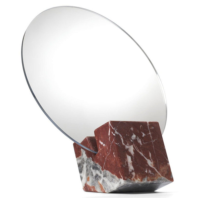 Настольное дизайнерское зеркало Poltronova Vanitas Rosso Franci Mirror and Photo Holder Красный Мрамор Rosso Зеркало Оранжевый Настольное дизайнерское зеркало Poltronova Vanitas Rosso Franci Mirror and Photo Holder Красный Мрамор Rosso Зеркало Оранжевый в Волгограде | Loft Concept