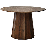 Круглый обеденный стол с мраморной столешницей Veras Marble Dining Table варинант исполнения - 1 | Loft Concept в Волгограде