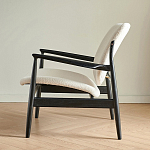 Кресло с каркасом и ножками из древесины и мягкими сиденьем и спинкой Venice варинант исполнения - 4 | Loft Concept в Волгограде