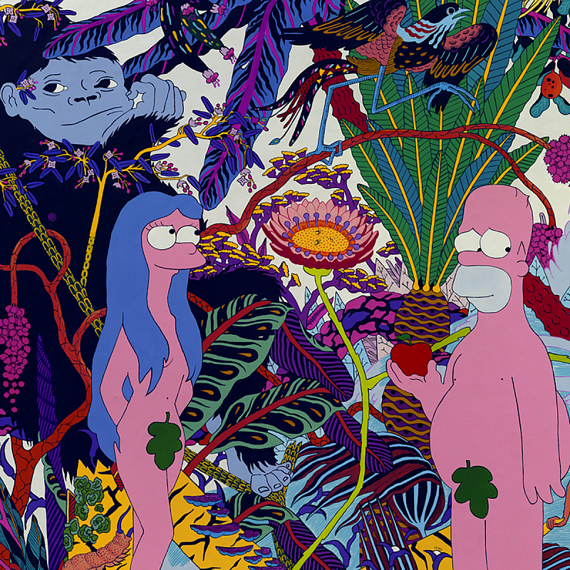 Мебельная ткань Велюр Simpsons in Paradise Т4-88  в Волгограде | Loft Concept 