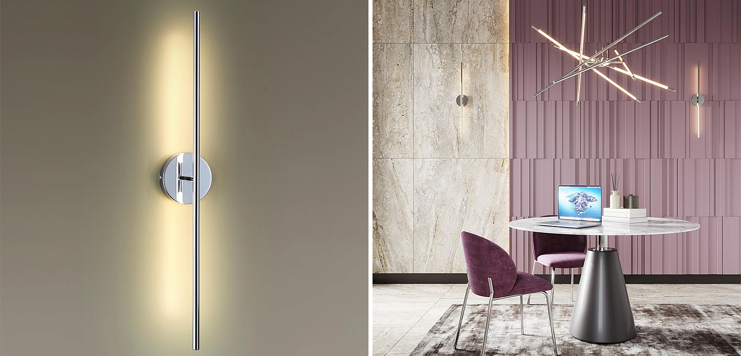 Бра Trumpet Tube Chrome Line Бра Trumpet Tube Chrome Line - Loft-Concept в Волгограде