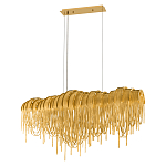 Люстра подвесная с металлическими дугами и длинными цепочками 115 см Atlantis Chain варинант исполнения - 2 | Loft Concept в Волгограде