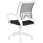 Офисное кресло с основанием из белого пластика Desk chairs Black варинант исполнения - 5 | Loft Concept в Волгограде