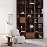 Приставной столик из массива дерева Walnut варинант исполнения - 7 | Loft Concept в Волгограде