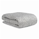 Постельное белье серого цвета с рисунком 200х220 см Blossom Essence варинант исполнения - 1 | Loft Concept в Волгограде