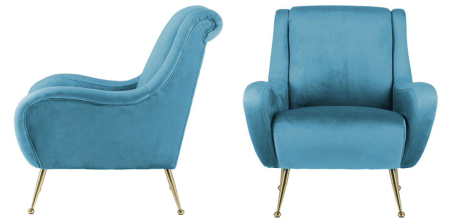 Кресло Chair Giardino light blue Кресло Chair Giardino light blue - Loft-Concept в Волгограде