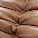 Дизайнерский кожаный диван коричневый без подлокотников Aveline Leather Sofa варинант исполнения - 5 | Loft Concept в Волгограде