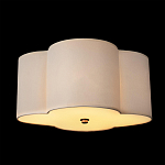 Потолочный светильник с белым волнистым плафоном из ткани Vitorino варинант исполнения - 2 | Loft Concept в Волгограде