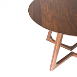 Обеденный стол круглый с изогнутыми ножками Godenza Round V Table варинант исполнения - 2 | Loft Concept в Волгограде