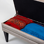 Мягкая банкетка с зоной для хранения Casket Beige варинант исполнения - 4 | Loft Concept в Волгограде