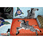 Большой Трехместный Диван с цветным принтом Qalakabusha Large Sofa варинант исполнения - 6 | Loft Concept в Волгограде