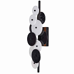 Бра светодиодное из черно-белых дисков Contrast Sample варинант исполнения - 3 | Loft Concept в Волгограде