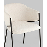 Стул Brace букле белый варинант исполнения - 2 | Loft Concept в Волгограде