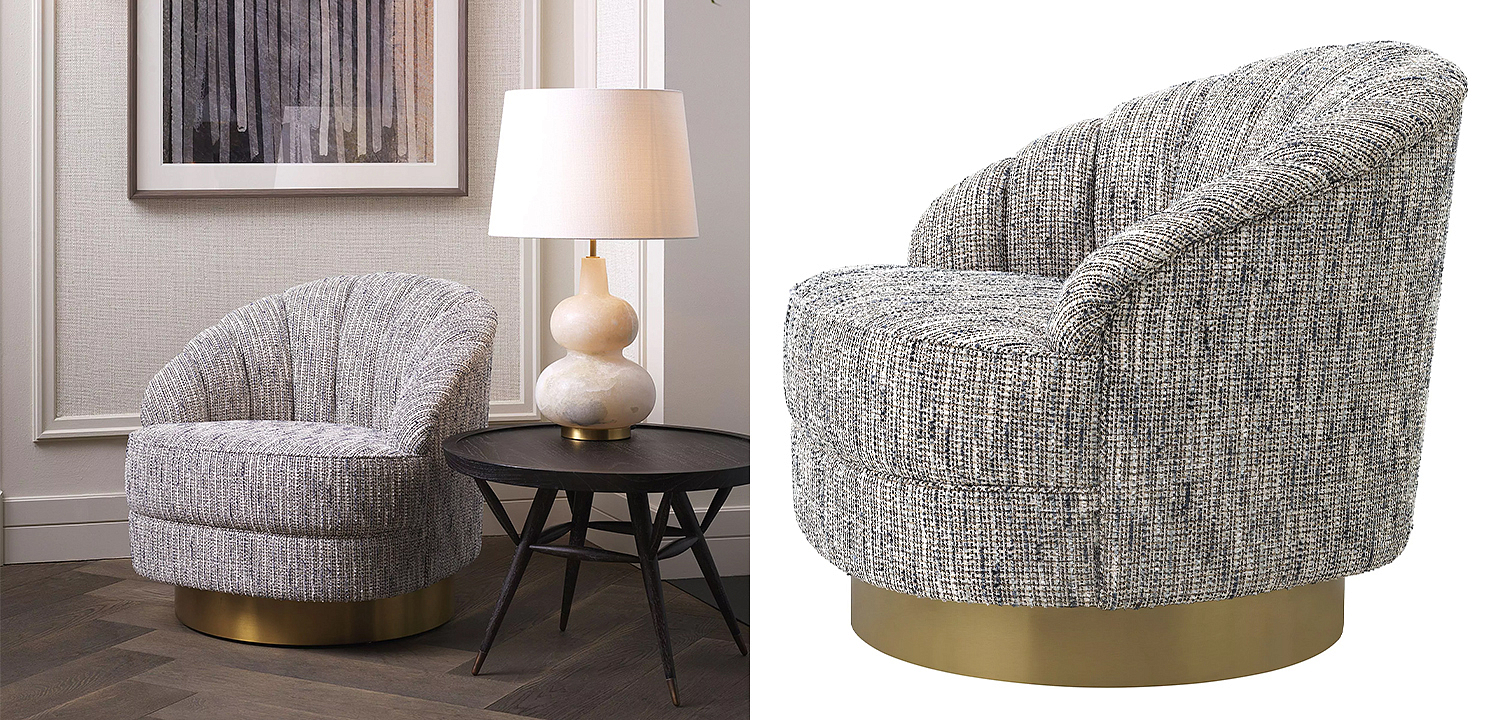 Кресло Eichholtz Swivel Chair Hadley Кресло Eichholtz Swivel Chair Hadley - Loft-Concept в Волгограде
