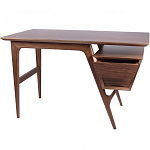 Письменный стол прямоугольный с 2-мя ящиками и полкой Idenontal варинант исполнения - 5 | Loft Concept в Волгограде