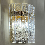 Бра с вертикальными рельефными стеклянными вставками Textured Glass варинант исполнения - 2 | Loft Concept в Волгограде