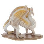Декоративная статуэтка Дракон Dragon Beige Gold Statuette варинант исполнения - 3 | Loft Concept в Волгограде
