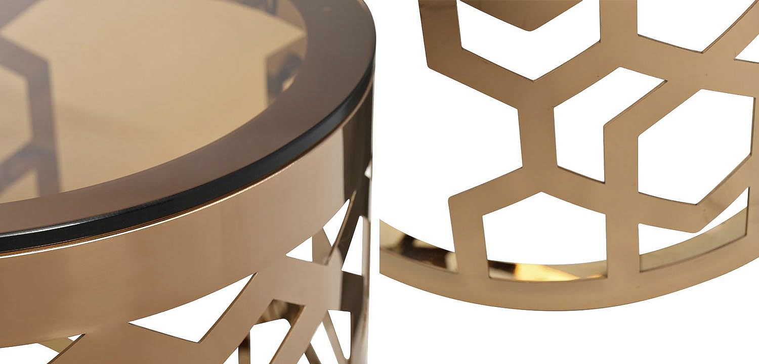 Подставка Yen Geometry pink gold cylinder 70 Подставка Yen Geometry pink gold cylinder 70 - Loft-Concept в Волгограде