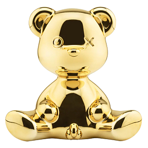 Статуэтка Teddy Boy Metal Finish with Cable Золото