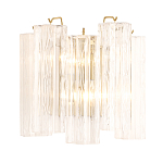 Бра с вертикальными стеклянными подвесками Hexagon Tube Light варинант исполнения - 3 | Loft Concept в Волгограде