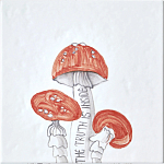 Плитка с узором Мухомор варинант исполнения - 2 | Loft Concept в Волгограде