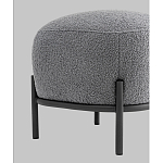 Пуф Стоун букле Fluffy темно-серый варинант исполнения - 2 | Loft Concept в Волгограде