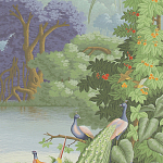 Обои ручная роспись Le Brésil Eden варинант исполнения - 2 | Loft Concept в Волгограде