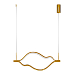 Подвесной светильник волнообразный изогнутый на двух тросах 103 см Spiral Lighting варинант исполнения - 3 | Loft Concept в Волгограде