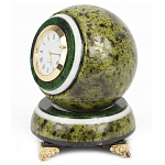 Часы настольные в виде шара из натурального камня Ball Stone Clock варинант исполнения - 5 | Loft Concept в Волгограде