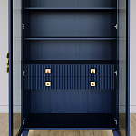 Дизайнерский шкаф витрина Elsa Dreams Blue с 4-мя ящиками варинант исполнения - 6 | Loft Concept в Волгограде