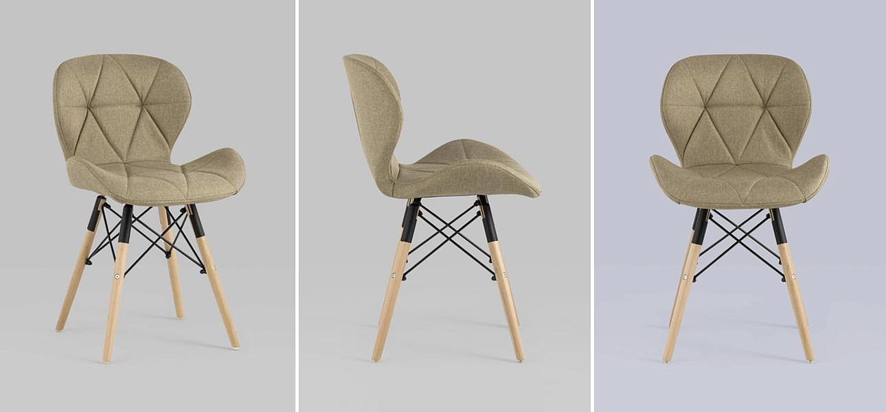 Стул Jeroen Chair Рогожка Коричневый Цвет Стул Jeroen Chair Рогожка Коричневый Цвет - Loft-Concept в Волгограде