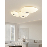 Потолочный светильник с тремя овальными матовыми плафонами TRIDalmen варинант исполнения - 3 | Loft Concept в Волгограде