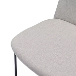 Стул мягкий светло-серый Chair Gray Runners варинант исполнения - 6 | Loft Concept в Волгограде