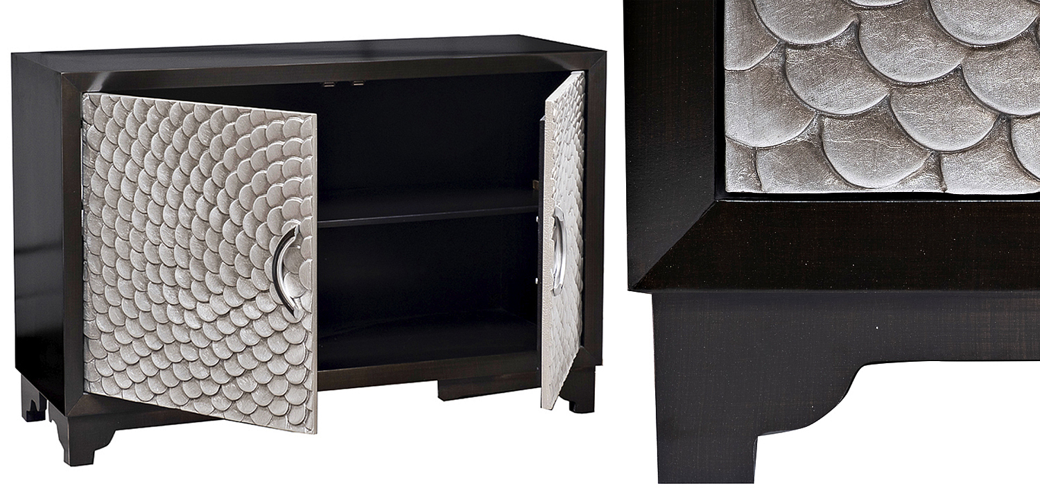 Комод с рельефным орнаментом Рыбья чешуя Fish scales Chest of drawers Комод с рельефным орнаментом Рыбья чешуя Fish scales Chest of drawers - Loft-Concept в Волгограде