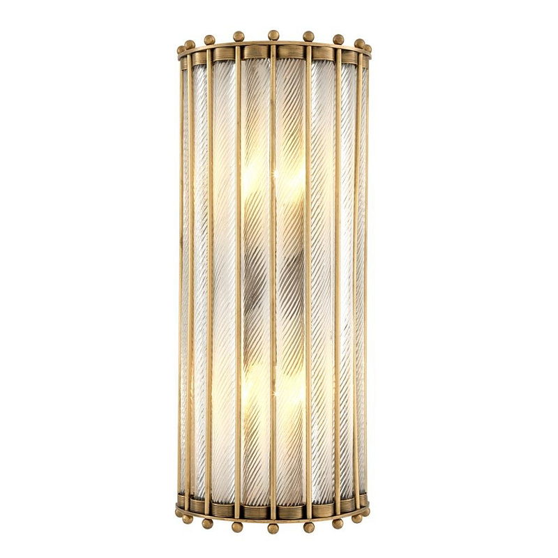 Бра Wall Lamp Tiziano Латунь Прозрачное Стекло Бра Wall Lamp Tiziano Латунь Прозрачное Стекло в Волгограде | Loft Concept