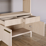 Стеллаж Primo с ящиками Светлый дуб  варинант исполнения - 6 | Loft Concept в Волгограде