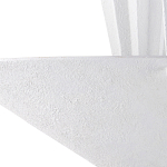 Люстра светодиодная белая геометрической формы с рифленым плафоном White Geometric Lamps варинант исполнения - 3 | Loft Concept в Волгограде