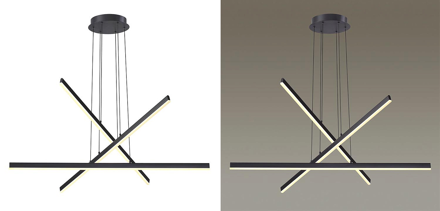 Люстра Rolf Black Lines Chandelier Люстра Rolf Black Lines Chandelier - Loft-Concept в Волгограде