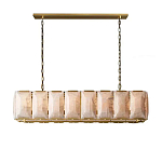 Люстра с абажуром из прямоугольных мраморных панелей Calling to Shine варинант исполнения - 7 | Loft Concept в Волгограде