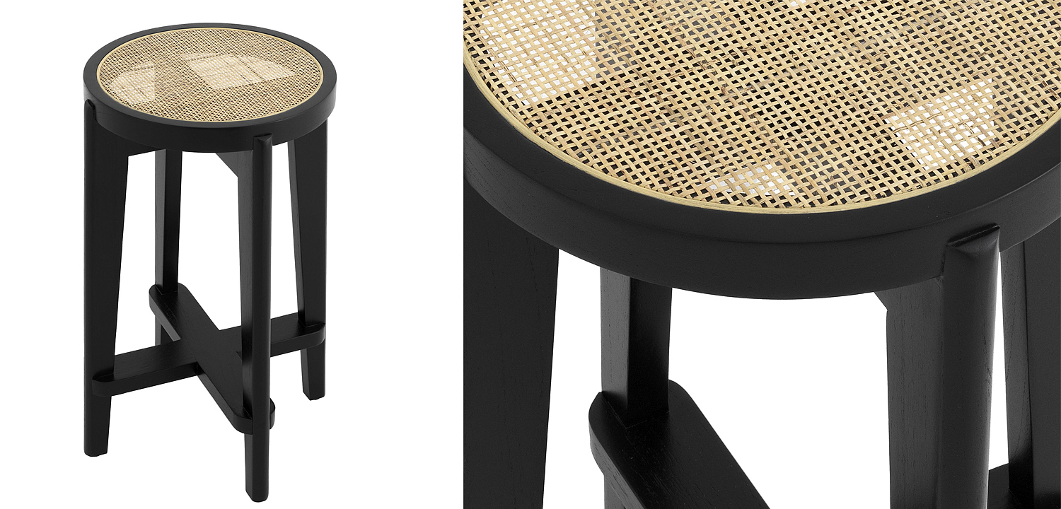 Полубарный стул Eichholtz Counter Stool Dareau black Полубарный стул Eichholtz Counter Stool Dareau black - Loft-Concept в Волгограде
